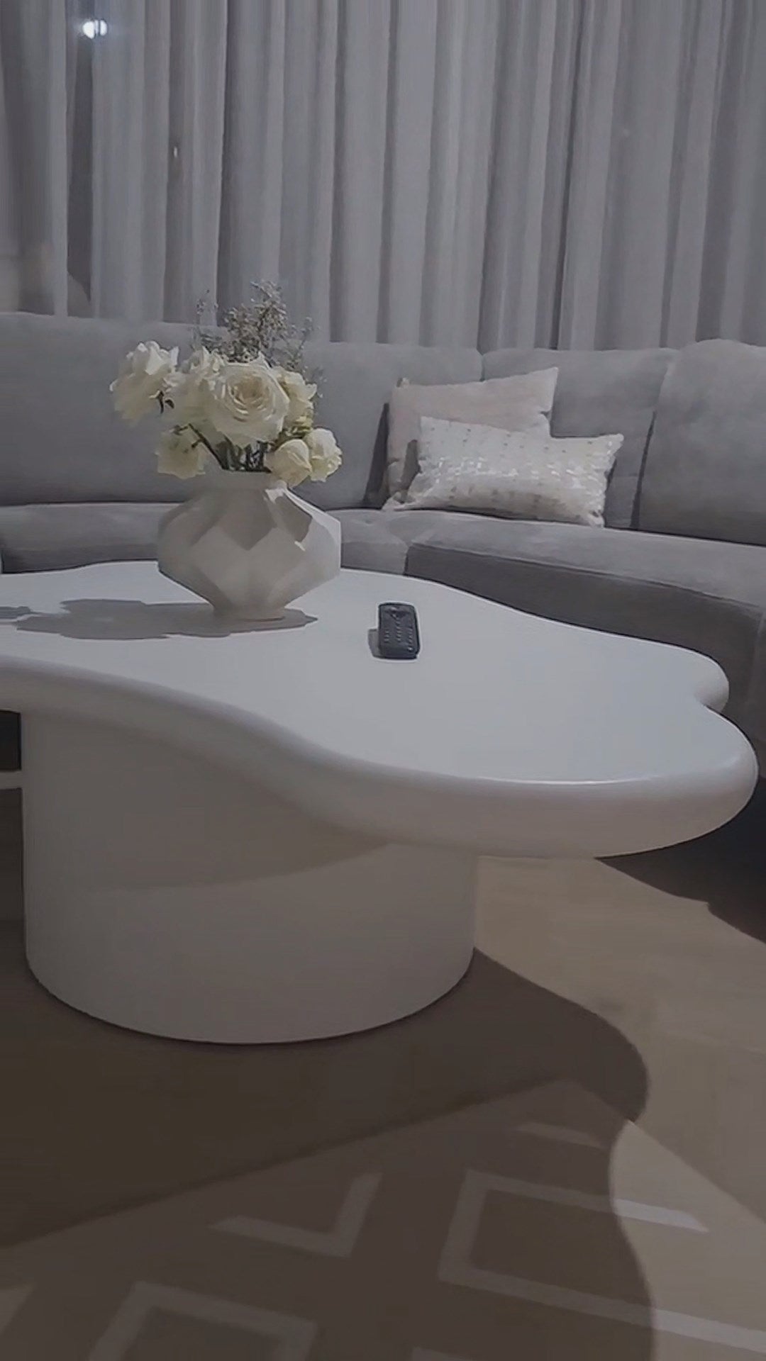 Isabella Coffee Table Offwhite Mdf