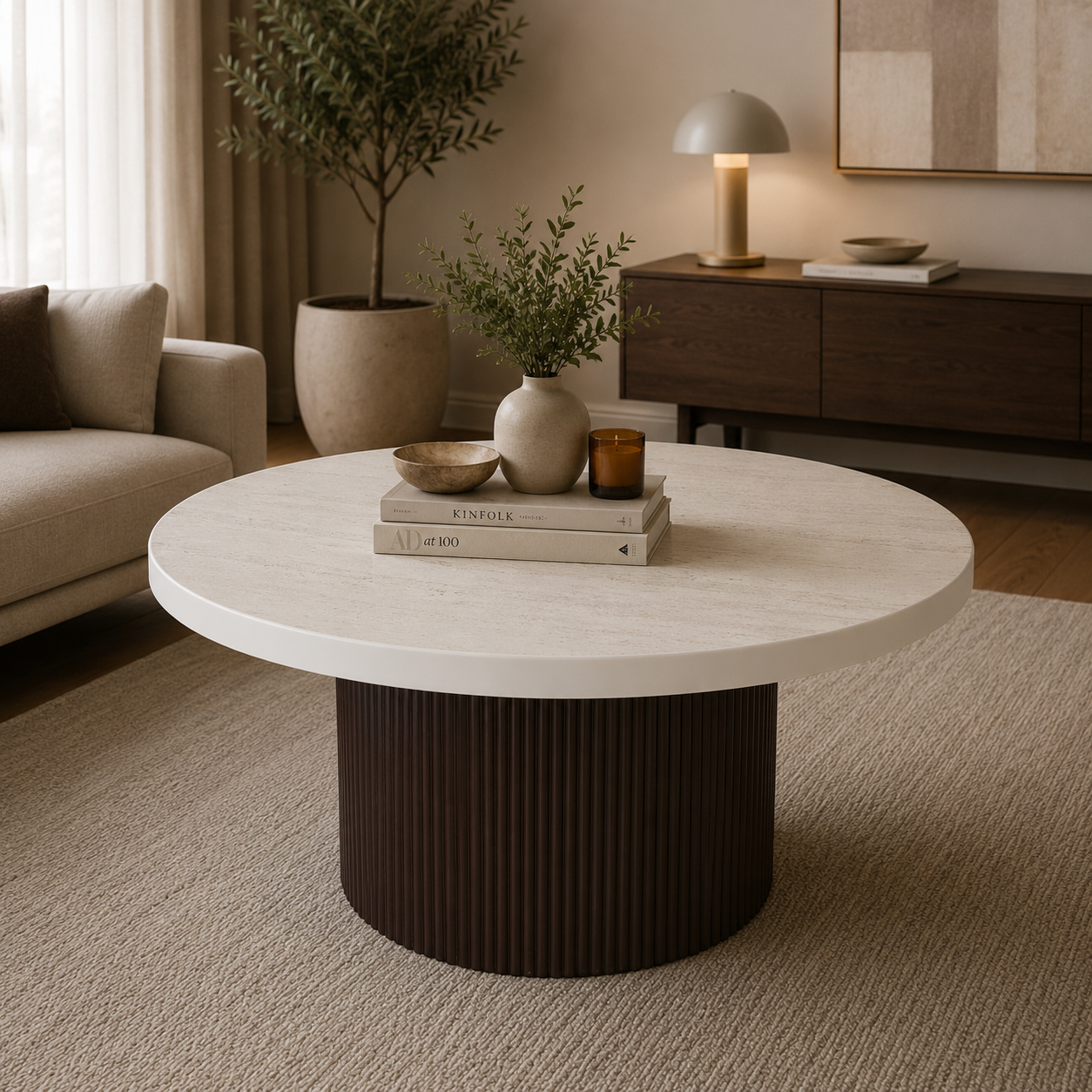 Lazy salontafel – Tweety poot, okaliptus fineer