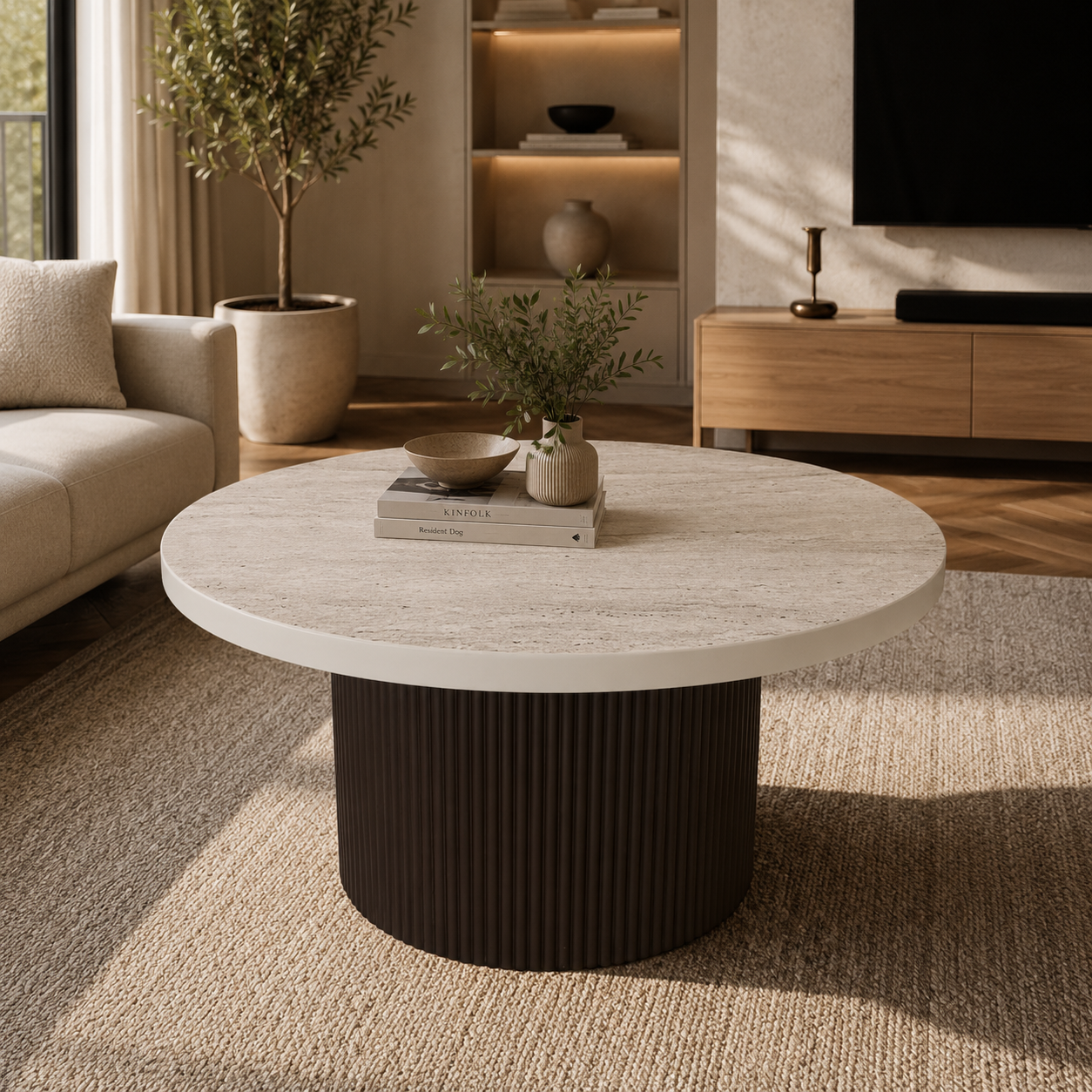 Lazy salontafel – Tweety poot, okaliptus fineer