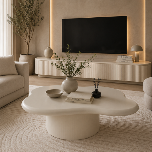 Isabella salontafel – beige MDF