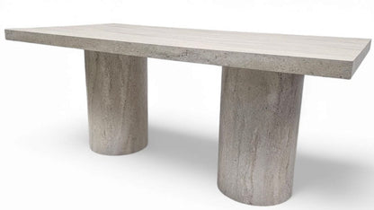 Rotterdam Dining Table Como Leg Travertine Hpl
