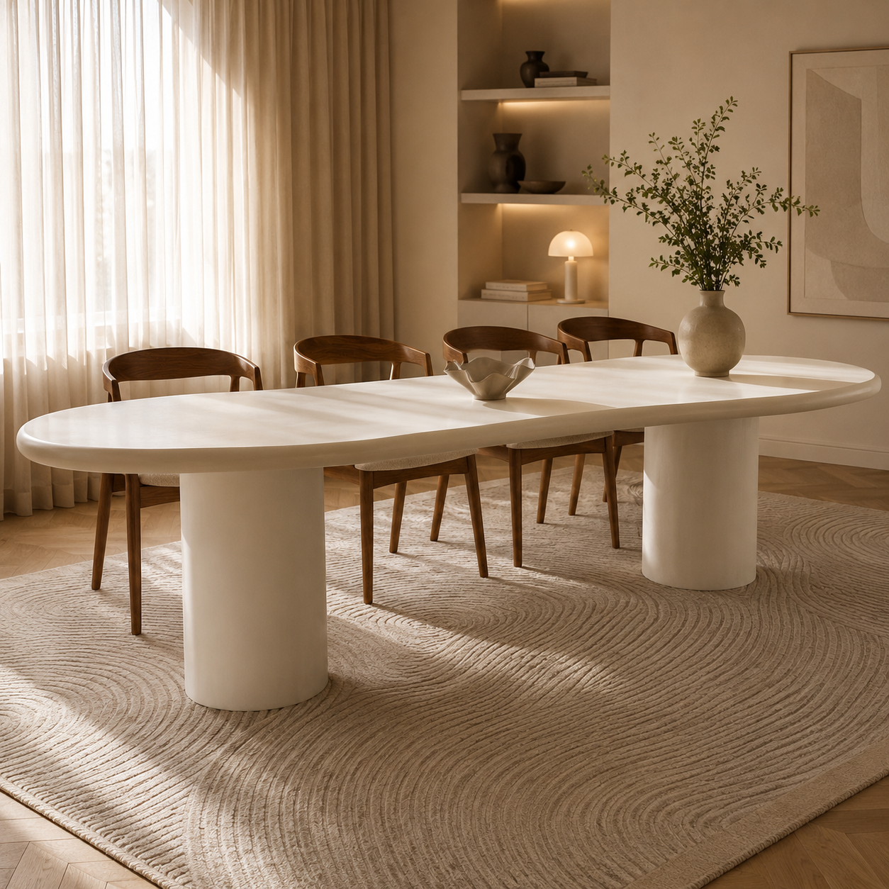 Santana eettafel – wit MDF