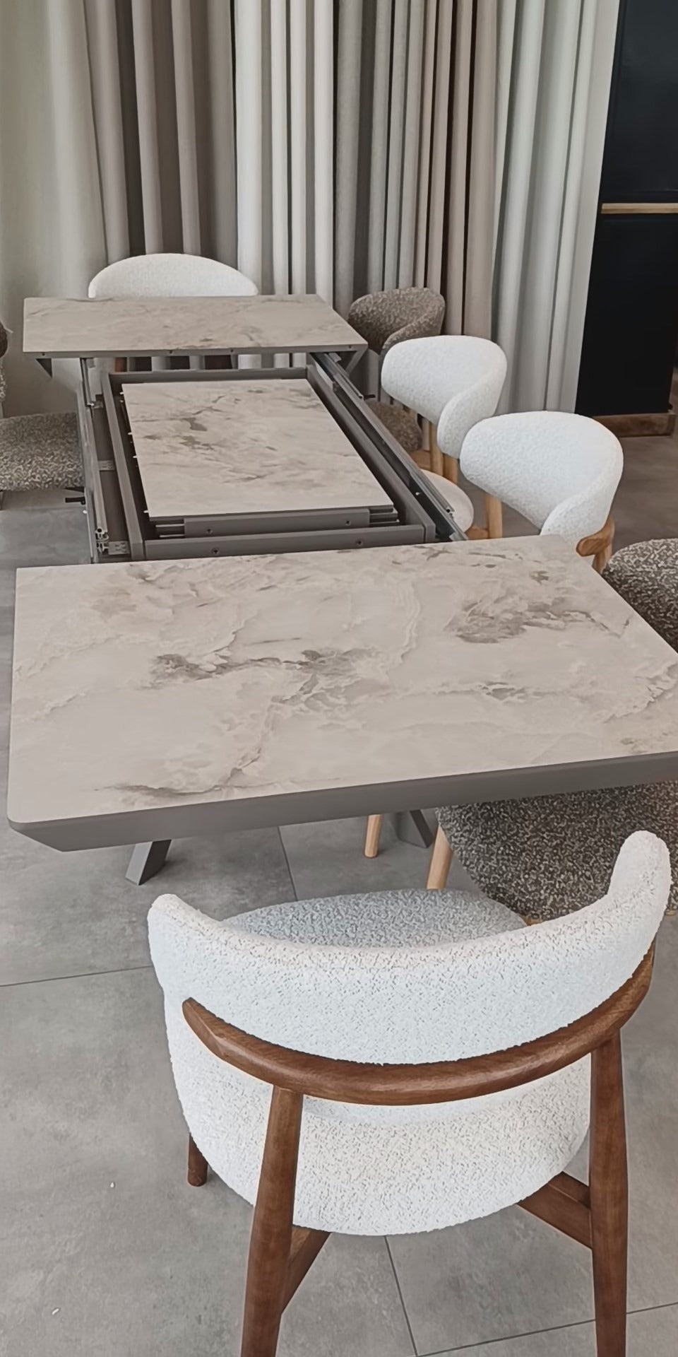 Mola Extention Dining Table Mola Hpl