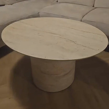 Slim Coffee Table Como Leg Travertine Hpl