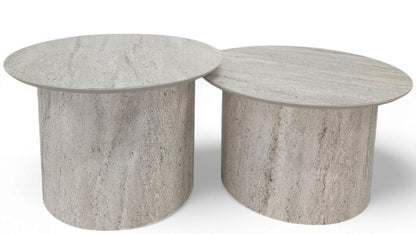 Slim Coffee Table Como Leg Travertine Hpl