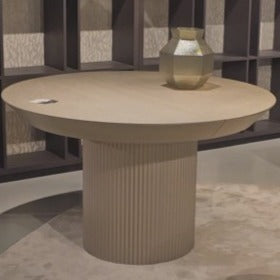 Spider Round Dining Table Tweety Leg Platin 3 Oak Black Leg