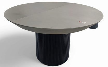 Spider Round Dining Table Tweety Leg Platin 3 Oak Black Leg