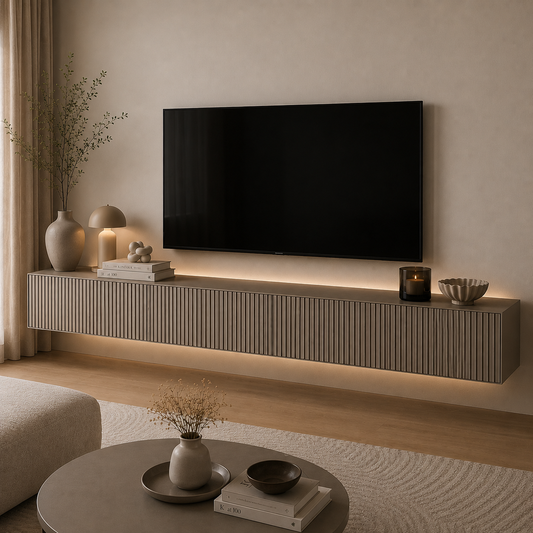 Strip TV Ünitesi Platin 3 Meşe Kaplama – genel ürün görünümü
