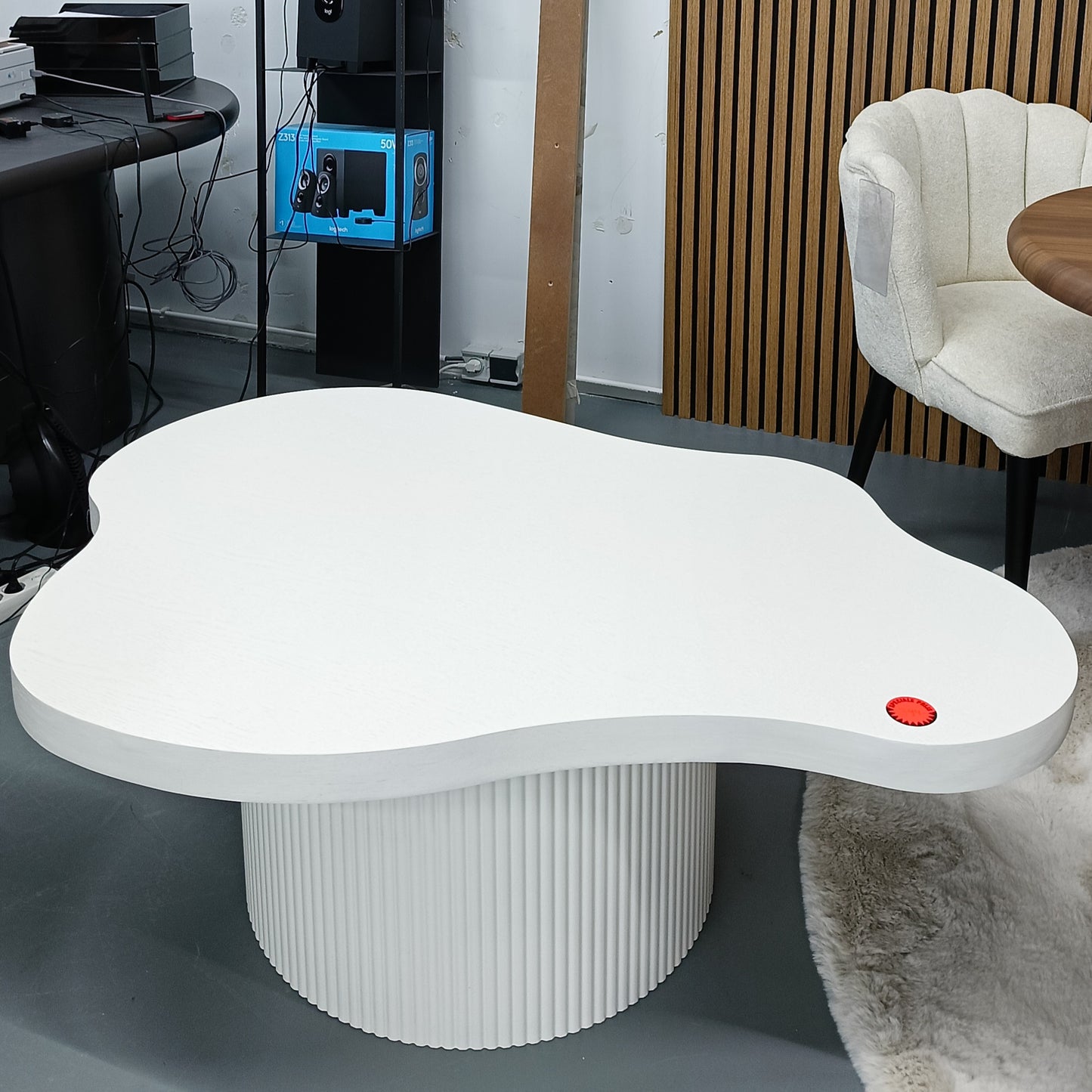 Winston Coffee Table Tweety Leg White Mdf